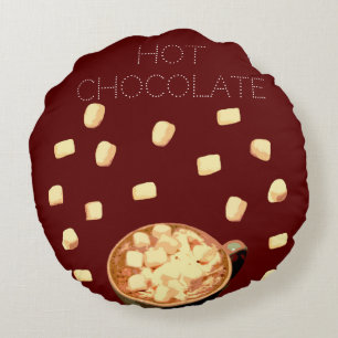Cojín Redondo Chocolate caliente