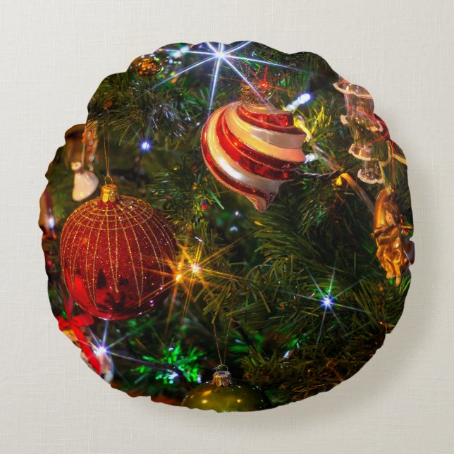 Cojín Redondo Christmas  (Anverso)