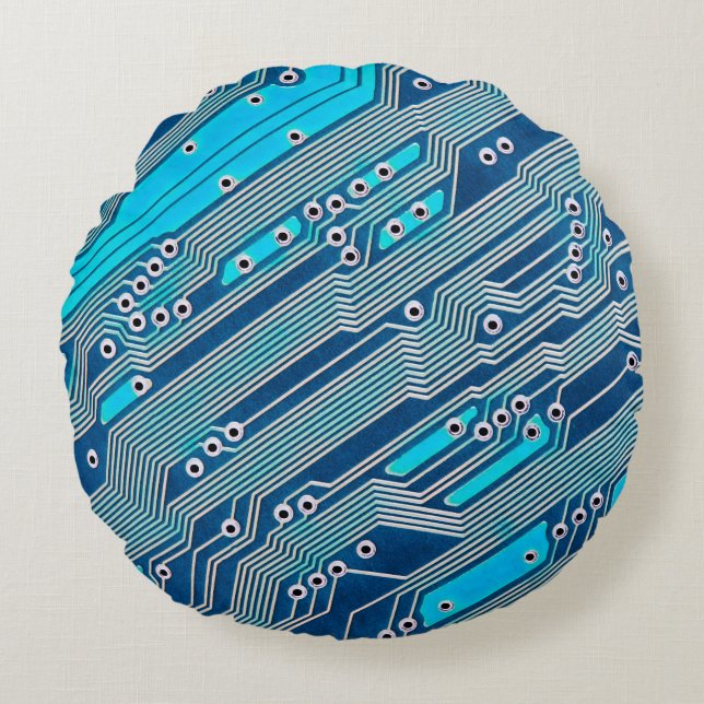 Cojín Redondo Cierre de la tarjeta de circuito electrónico. circ (Anverso)