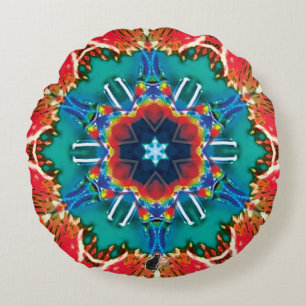 Cojín Redondo Cinnamon Kaleidoscope