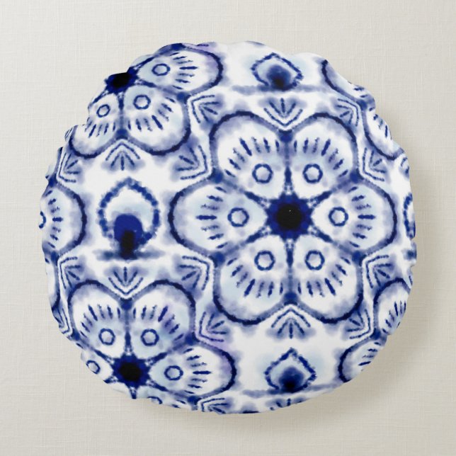 Cojín Redondo Circle throw pillow design  (Anverso)