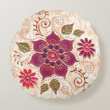 Círculo Filigrés Con Flores