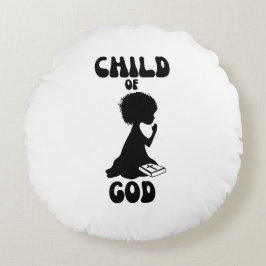 Cojín Redondo Cito De Dios De La Biblia