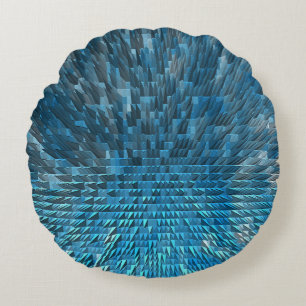 Cojín Redondo Ciudad Azul.....