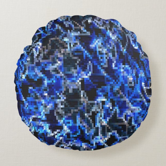 Cojín Redondo Ciudad de invierno...... (Anverso)