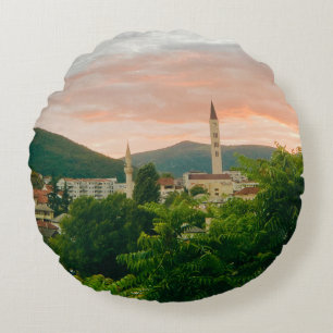 Cojín Redondo Ciudad de Mostar - Bosnia y Herzegovina