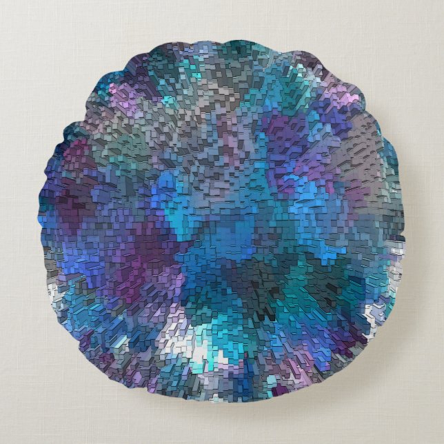 Cojín Redondo Ciudad de primavera.... (Anverso)