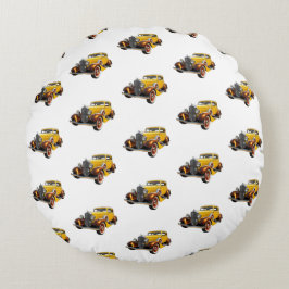 Cojín Redondo Classic Car Modern Cool