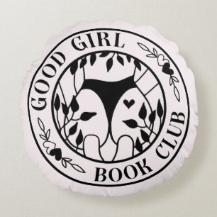 Cojín Redondo Club Pillow del libro del buen Chica