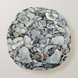 Cojín Redondo Coastal Shells Round Accent