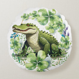 Cojín Redondo cocodrillo