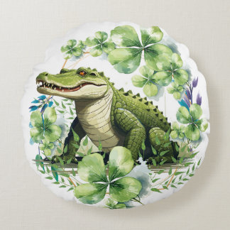 Cojín Redondo cocodrillo