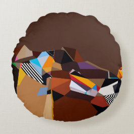 Cojín Redondo Colchón artístico Colchón de diseño único Lujo