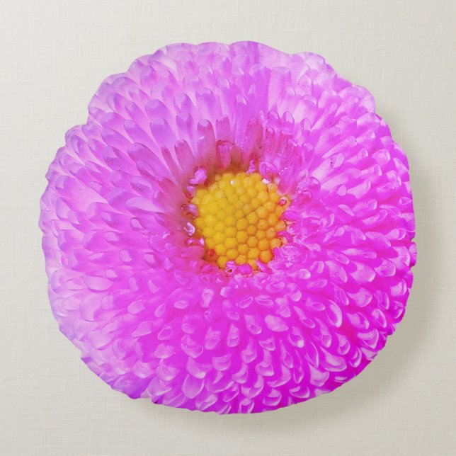 Cojín Redondo Colchón de acento Daisy Polyester (Anverso)