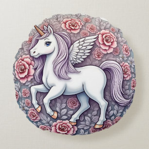 Cojín Redondo Colchón de unicornio