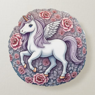 Cojín Redondo Colchón de unicornio