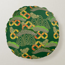 Cojín Redondo Colchón japonés Zabuton de 16"