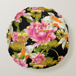 Cojín Redondo Colchón japonés Zabuton de 16"