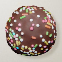 Colchón redondo de regalo helado de chocolate