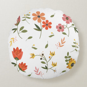 Cojín Redondo colección de flores