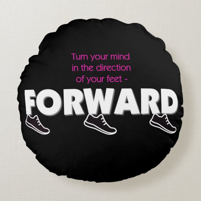 Cojín Redondo Colección FORWARD (Anverso)