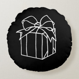 Cojín Redondo Colección Navidades simples - presente