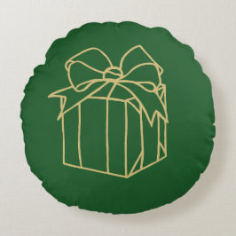 Cojín Redondo Colección Navidades simples - presente