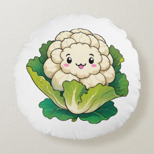 Cojín Redondo Coliflor Kawaii