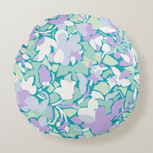 Cojín Redondo Collage Jacobino (Anverso)