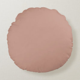 Cojín Redondo Color Sólido Rosa Dorado, Moderno, Simple, De Moda