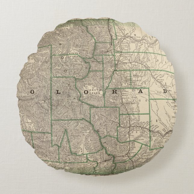 Cojín Redondo Colorado 12 (Anverso)