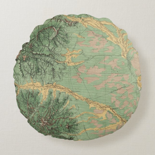 Cojín Redondo Colorado 7 (Anverso)