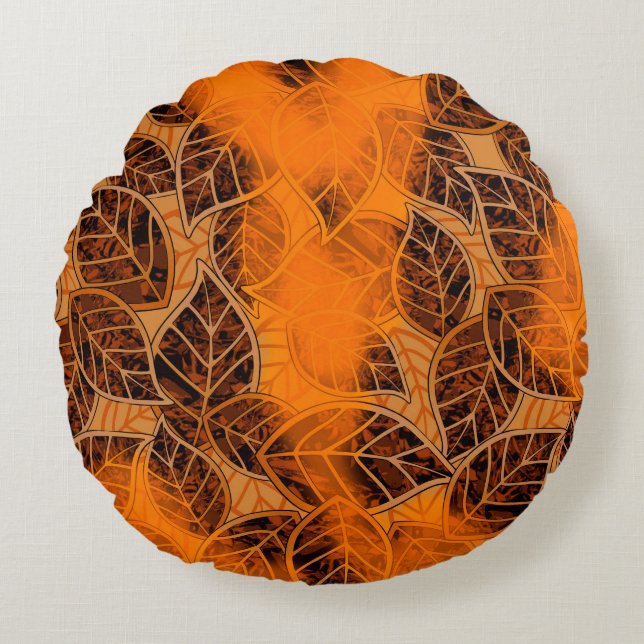 Cojín Redondo Colorful abstract patternmodern,abstract,art,artis (Anverso)