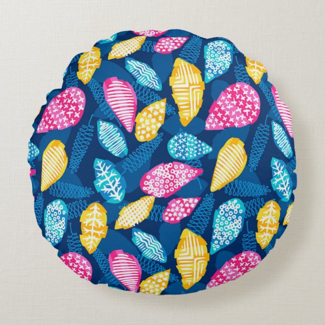 Cojín Redondo Colourful Round Pillow (Anverso)