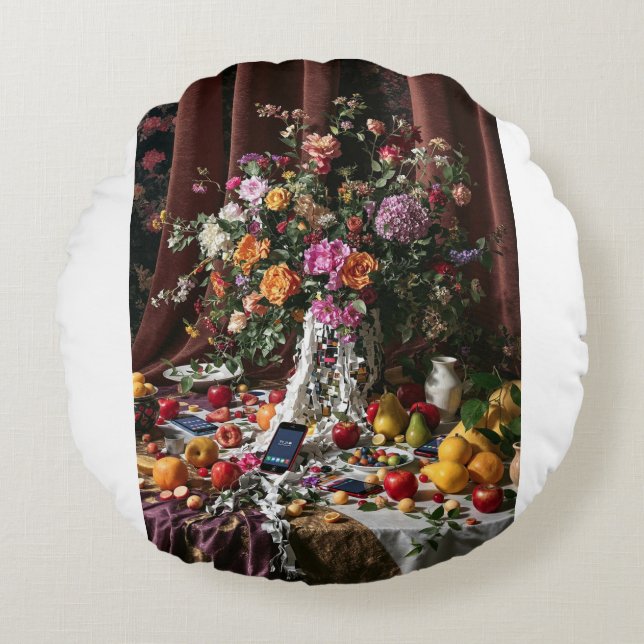 Cojín Redondo Comprobación de la señal fracturada (Anverso)
