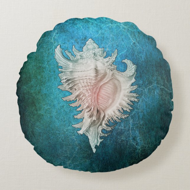 Cojín Redondo Conch Shell (Anverso)