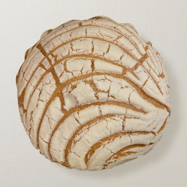 Cojín Redondo Concha Mexican Sweet Bread  (Reverso)