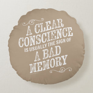 Cojín Redondo Conciencia clara