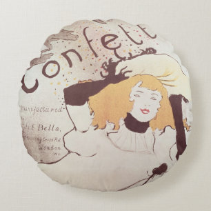Cojín Redondo Confeti de Enrique de Toulouse-Lautrec el , 1893