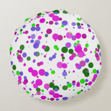 Confeti de lunares rosados