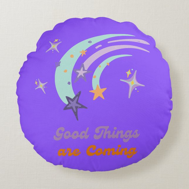 Cojín Redondo Confort redefinido: Su sueño perfecto (Anverso)