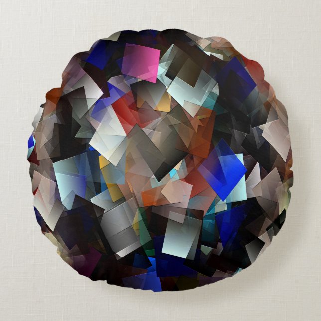 Cojín Redondo Confusión.... (Anverso)