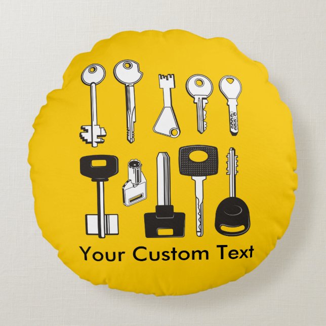 Cojín Redondo Conjunto de teclas (Anverso)