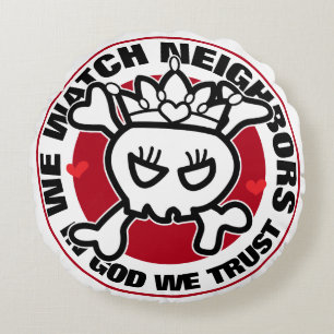 Cojín Redondo Conoce a la princesa que vemos vecinos