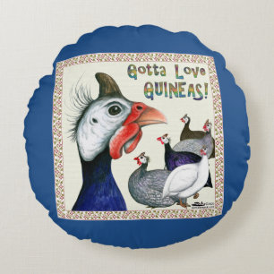 Cojín Redondo ¡Consiguió amar Guinea!