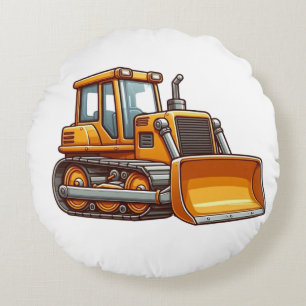 Cojín Redondo Construcción/bulldozer