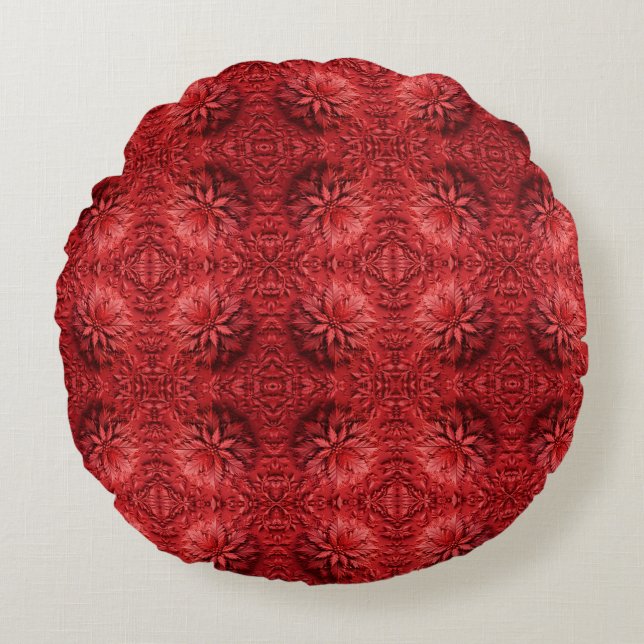 Cojín Redondo Cool Santa Claus (Anverso)