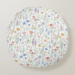 Cojín Redondo Coquette Wildflower Meadow