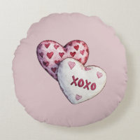 Corazones Rosados Rojos XOXO