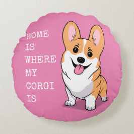 Cojín Redondo Corgi